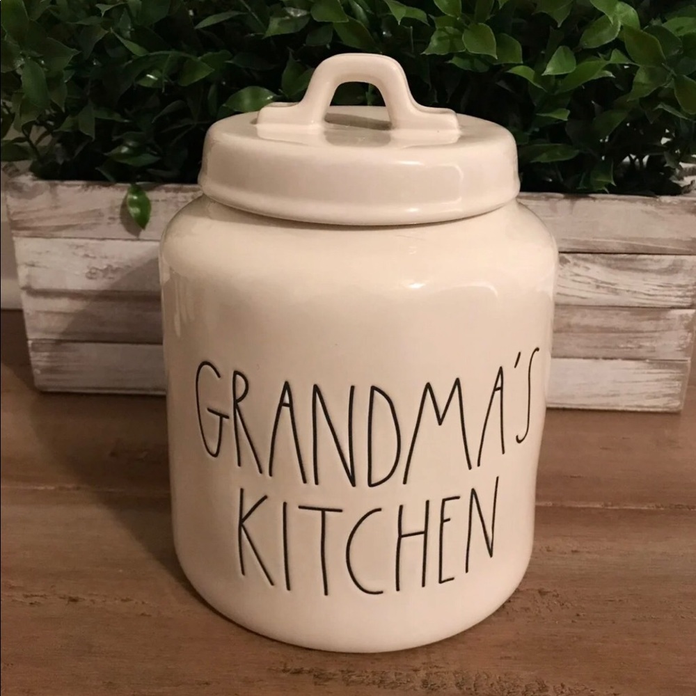 Rae Dunn GRANDMA’S KITCHEN Canister NWT